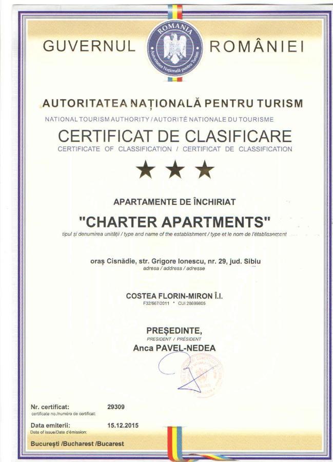 Charter Apartments Costea Sybin Zewnętrze zdjęcie